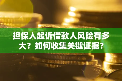 济南担保人起诉借款人风险有多大？如何收集关键证据？