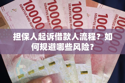 济南担保人起诉借款人流程？如何规避哪些风险？