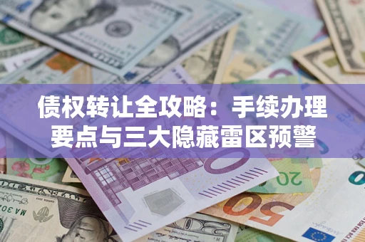 济南债权转让全攻略：手续办理要点与三大隐藏雷区预警