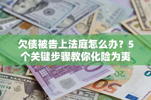 济南欠债被告上法庭怎么办？5个关键步骤教你化险为夷