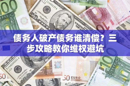 济南债务人破产债务谁清偿?三步攻略教你维权避坑 济南债务人破产债务谁清偿?三步攻略教你维权避坑